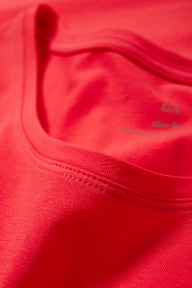 Mujer - Camiseta básica - rojo
