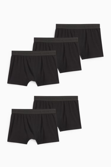 Men - Multipack of 5 - boxer shorts - black