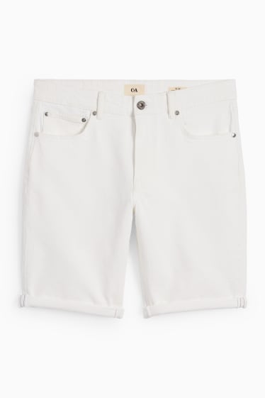 Hombre - Shorts vaqueros - blanco