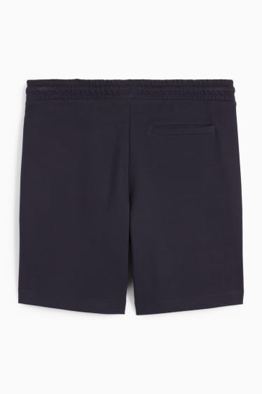 Hommes - Shorts en molleton - bleu foncé