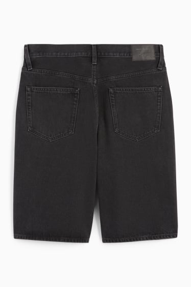 Herren - Jeans-Shorts - schwarz