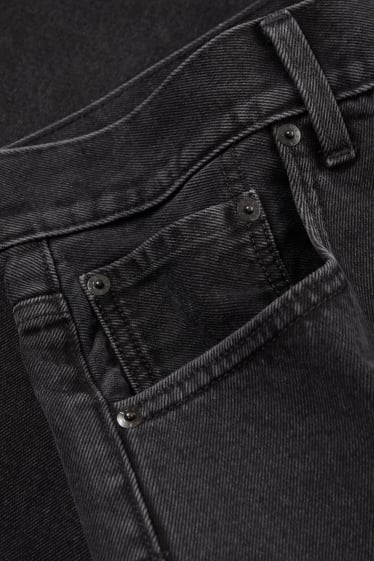 Hommes - Short en jean - noir