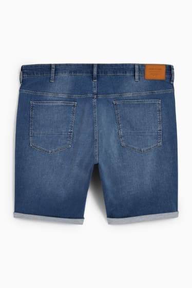Men - Denim shorts - Flex jog denim - LYCRA® - blue denim