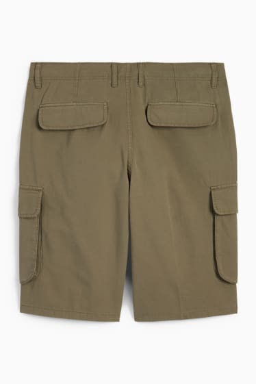 Uomo - Shorts cargo - verde scuro