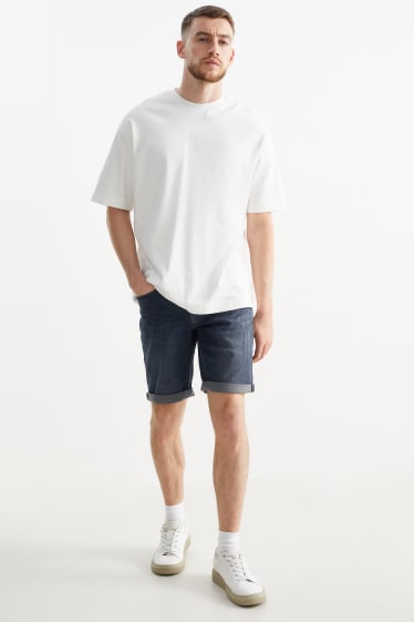 Uomo - Shorts di jeans - jog denim - LYCRA® - jeans blu scuro