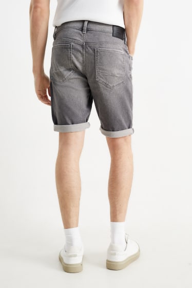 Men - Denim shorts - Flex jog denim - LYCRA® - denim-gray