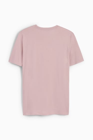 Mężczyźni - T-shirt - jasnoróżowy