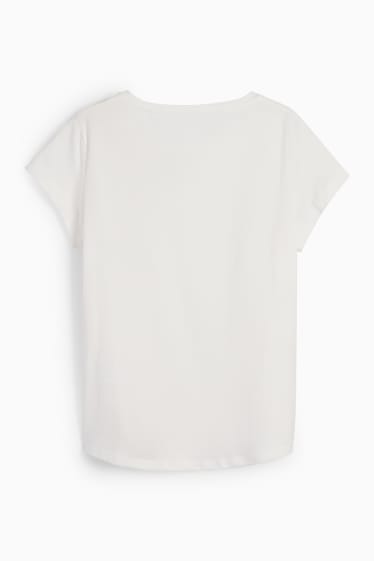 Kobiety - T-shirt basic - biały