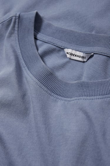 Dames - CLOCKHOUSE - T-shirt-jurk - blauw