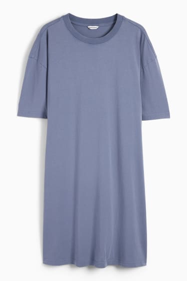 Kobiety - CLOCKHOUSE - sukienka T-shirtowa - niebieski