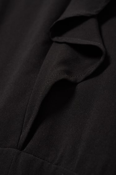 Dona - Vestit de viscosa - negre