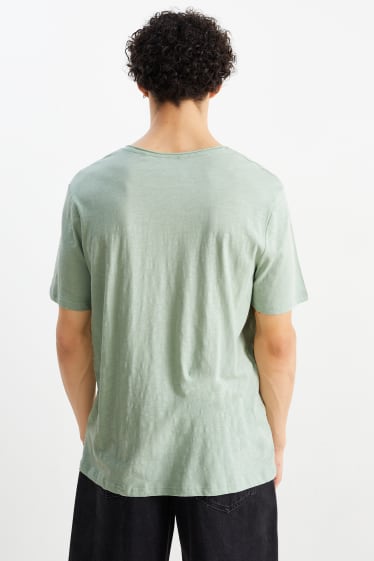 Hommes - T-shirt - vert menthe
