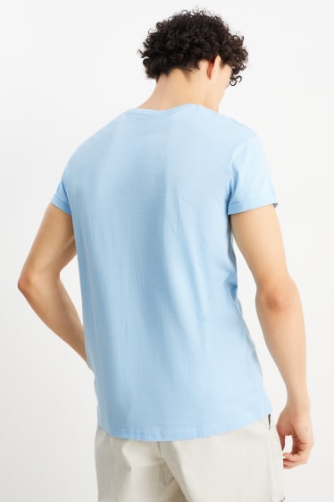 Hombre - Camiseta - azul claro