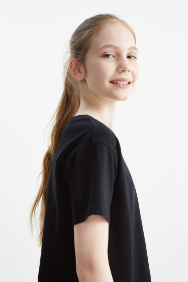 Dětské - Multipack 2 ks - tričko s krátkým rukávem - černá