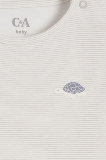Babys - Multipack 3er - Meerestiere - Baby-Schlafanzug - hellblau