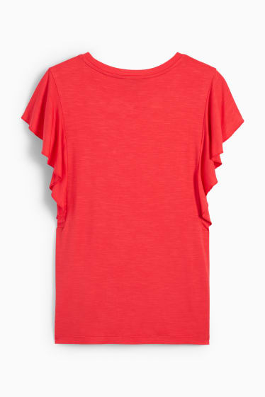 Women - Basic T-shirt - red