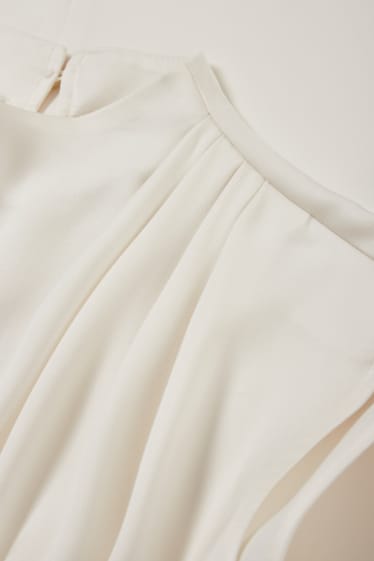 Donna - Top a blusa business - bianco crema