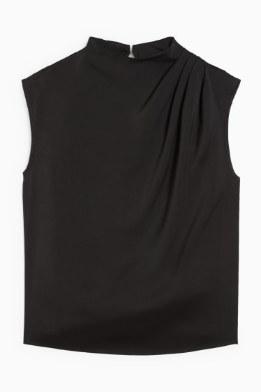 Dames - Business-blousetop - zwart