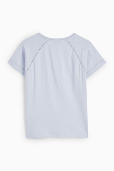 Dames - T-shirt - lichtblauw