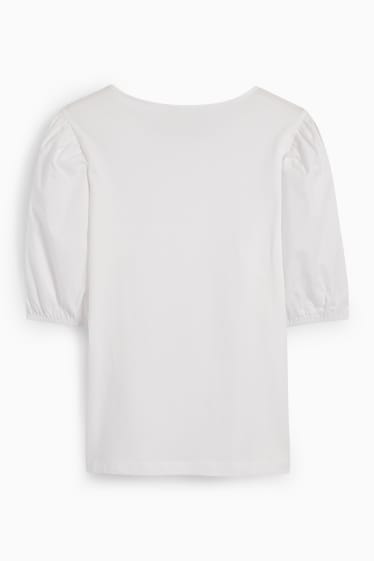 Damen - T-Shirt - weiß