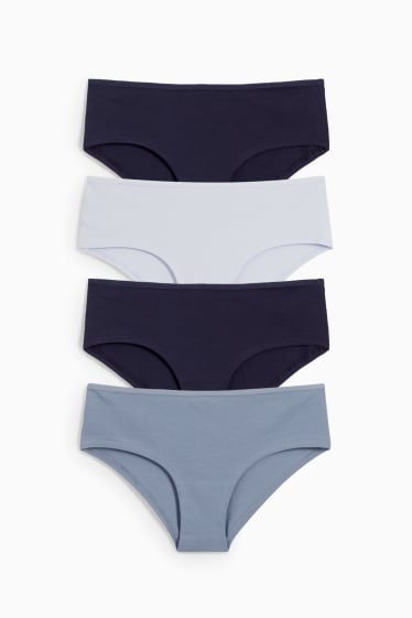 Women - Multipack of 4 - bikinis - dark blue