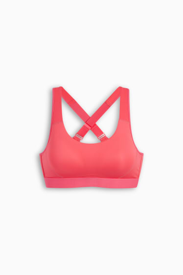 Women - Sports bra - padded - 4 Way Stretch - pink