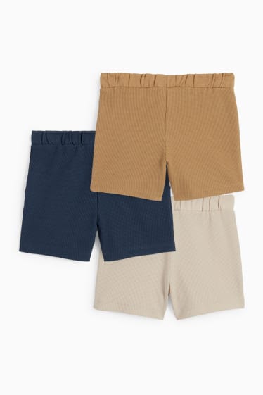 Neonati - Confezione da 3 - shorts per neonati - beige chiaro