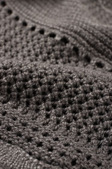 Nastolatki - CLOCKHOUSE - krótki sweter - czarny