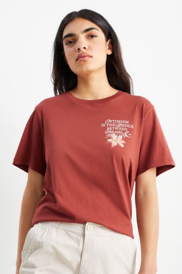 Teens & Twens - CLOCKHOUSE - T-Shirt - dunkelrot