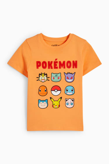 Children - Pokémon - short sleeve T-shirt - orange