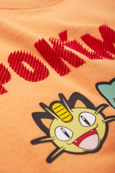 Copii - Pokémon - tricou cu mânecă scurtă - portocaliu