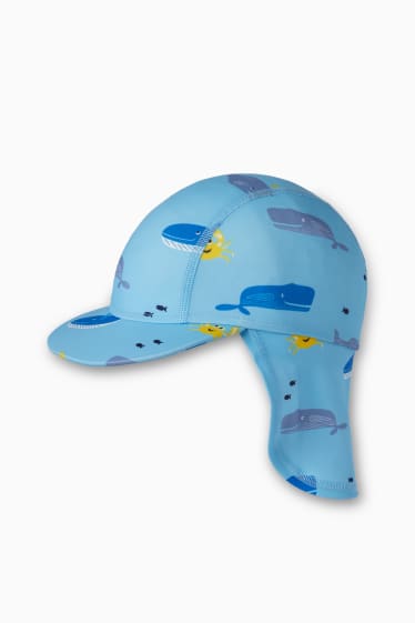 Niemowlęta - Morskie zwierzęta - niemowlęcy komplet kąpielowy z ochroną przed promieniowaniem UV - LYCRA® XTRA LIFE™ - jasnoniebieski