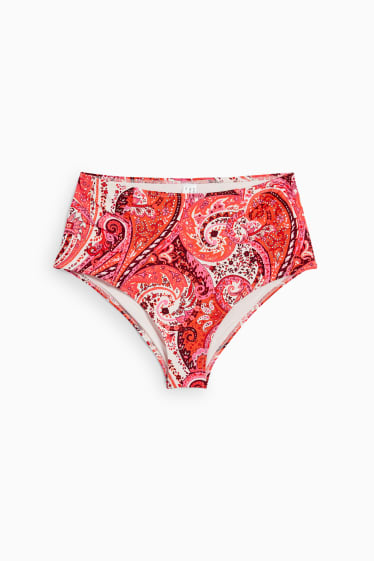 Femmes - Bas de bikini - high waist - LYCRA® XTRA LIFE™ - à motif - rose
