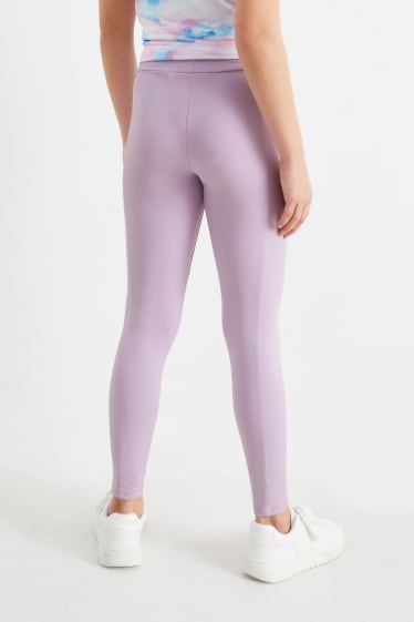 Niños - Leggings funcionales - violeta claro