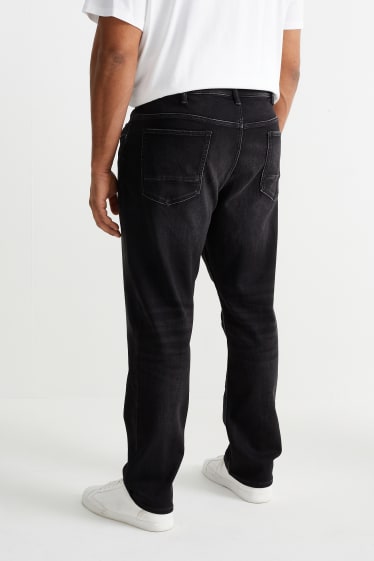 Pánské - Slim jeans - Flex jog denim - LYCRA® - džíny - tmavošedé