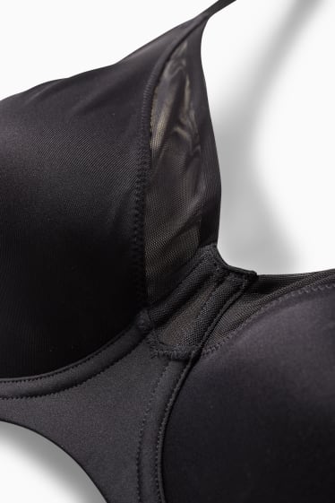 Femmes - Soutien-gorge minimiseur avec armatures - noir