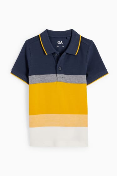 Children Boys - Polo shirt - striped - multicoloured