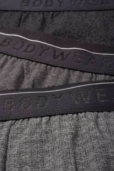 Home - Paquet de 3 - calçotets trunk - LYCRA® - gris fosc