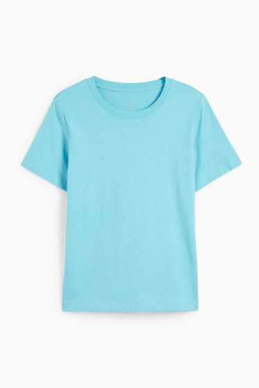 Women - Basic T-shirt - turquoise
