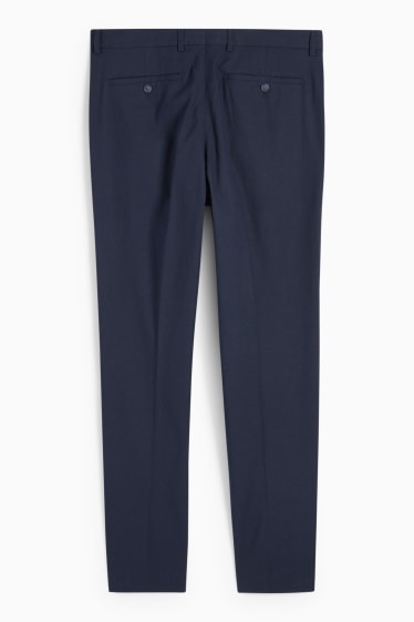 Hombre - Pantalón de vestir - colección modular - regular fit - Flex - LYCRA® - azul oscuro