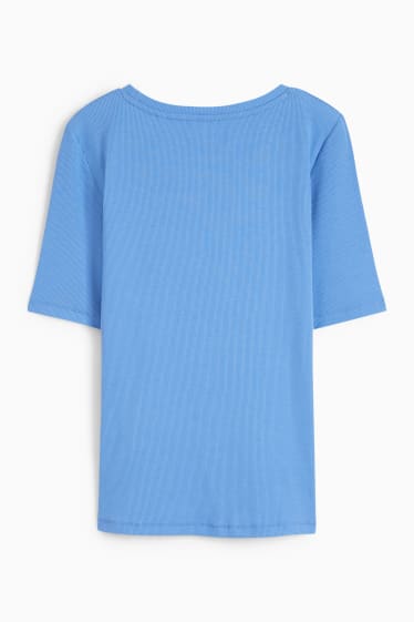 Dámské - Tričko basic - modrá