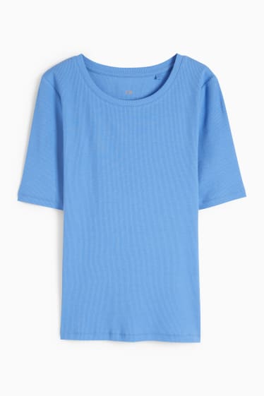 Dámské - Tričko basic - modrá