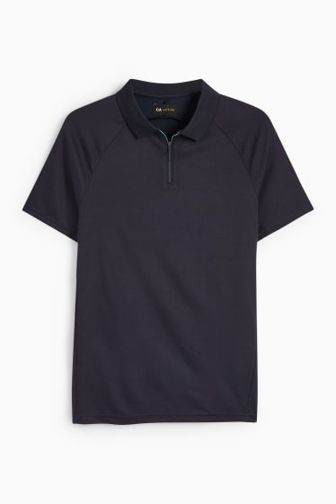 Herren - Funktions-Poloshirt - dunkelblau