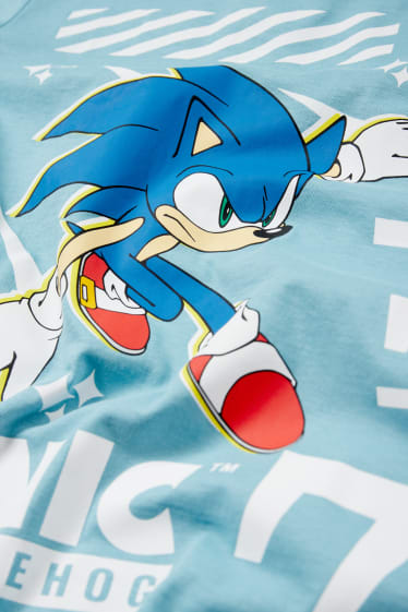 Enfants - Sonic - pyjashort - 2 pièces - bleu