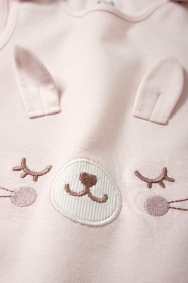 Nadons - Conillet - conjunt de pijama d’una peça - 2 peces - rosa