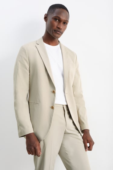 Men - Mix-and-match tailored jacket - slim fit - Flex  - beige