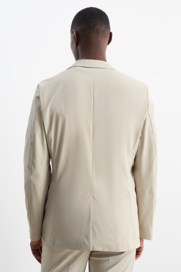 Men - Mix-and-match tailored jacket - slim fit - Flex  - beige