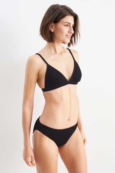 Donna - Slip bikini - vita bassa - LYCRA® XTRA LIFE™ - nero