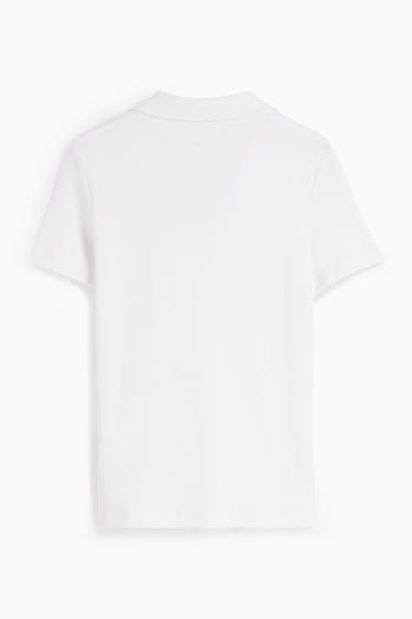 Kobiety - Koszulka polo basic - biały