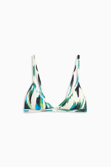 Kobiety - Góra od bikini - trójkątne miseczki - wyściełana - LYCRA® XTRA LIFE™ - zielony